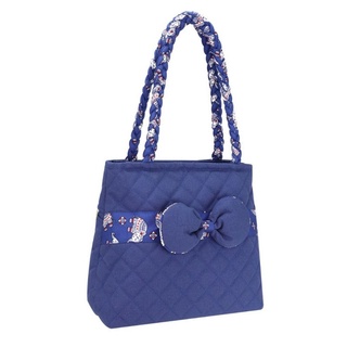 กระเป๋า Naraya กระเป๋าสะพายลายช้าง สายเปีย สีน้ำเงิน ของแท้ 100%