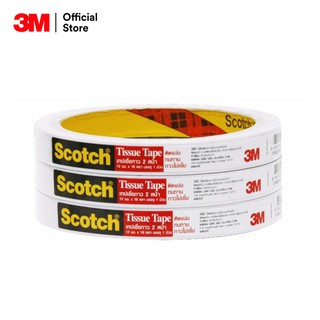 Scotch® Tissue Tape 12 Mm X 10 Y 3 Rls/Pa