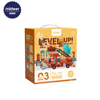 Mideer 3+ จิ๊กซอว์นักกู้ภัย  Level Up! Puzzles Level 3 MD3174