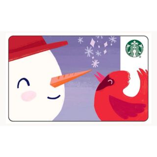 ราคาบัตร Starbucks ลาย Snowman (2018)