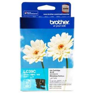 ตลับหมึกอิ้งค์เจ็ท [Brother] LC-39C สีฟ้า