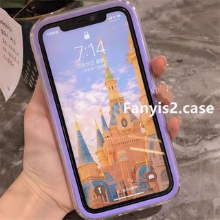 3 in 1 เคสโทรศัพท์มือถือแบบนิ่ม ใส เรียบง่าย สีหวาน สําหรับ Realme C35 C33 C30 C25 C25Y C21Y C21 C20 C20A C15 C11 5 5i 5s 6i C2 C1 Narzo 50i