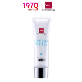 BSC EXPERT WHITE CLEANSING CREAM ANTI – POLLUTION PLUS 100g. ครีมล้างหน้า ทำความสะอาดเครื่องสำอางและสิ่งสกปรกบนใบหน้า