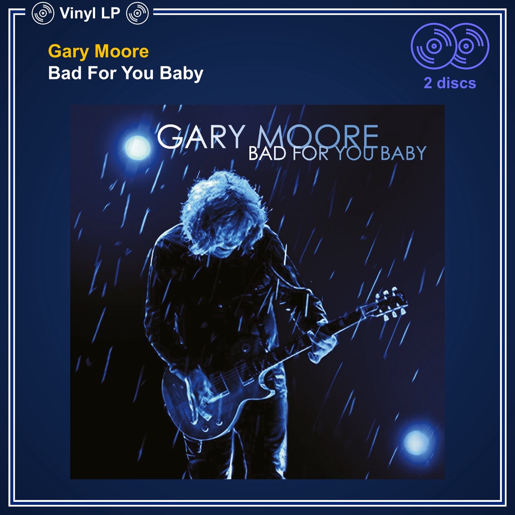 แผ่นเสียง-vinyl-lp-gary-moore-bad-for-you-baby-ใหม่และซีล-ss