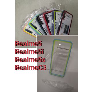 Realme​6iเคสขอบนิ่มหลังแข็งใส For Realme 5/Realme5i/5s​/RealmeC3/Galaxy A51/A71​/Vivo Y11/Y12/Y15​/Y​17​/Y50/Y30/V19