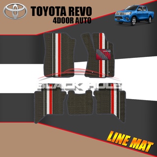 Toyota Revo 4DOOR เกียร์ Auto ปี 2015 - ปีปัจจุบัน Blackhole Trap Line Mat Edge (ชุดภายในห้องโดยสาร)