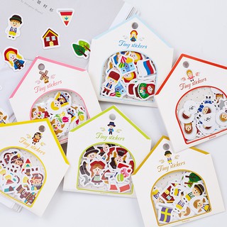 character Japanese-style stickers