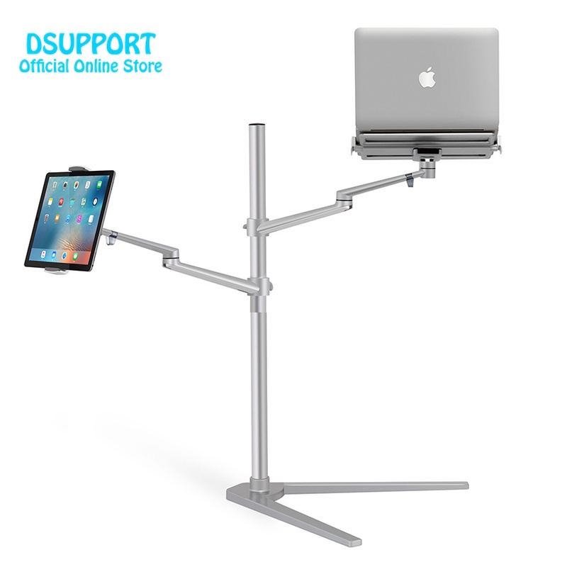 UP-8AA Multifunction 3 in1 Computer Floor Stand forLaptop/Tablet PC ...