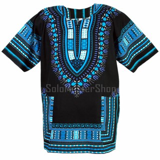 Dashiki African Shirt Cotton Hiphop เสื้อจังโก้ เสื้ออินเดีย เสื้อแอฟริกา เสื้อฮิปฮอป เสื้อโบฮีเมียน ad14c