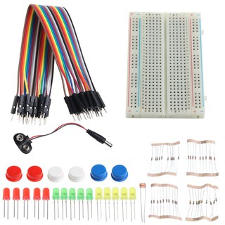 Cre Electronic Starter Kit Mini Breadboard LED Jumper Wire Tested Arduino UNO R 3