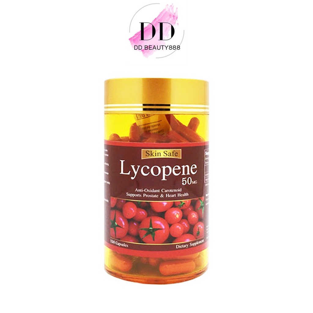 ผลิตภัณฑ์เสริมอาหาร-skin-safe-lycopene-50mg-150-capsules-ไลโคปีน-สกัดเย็น