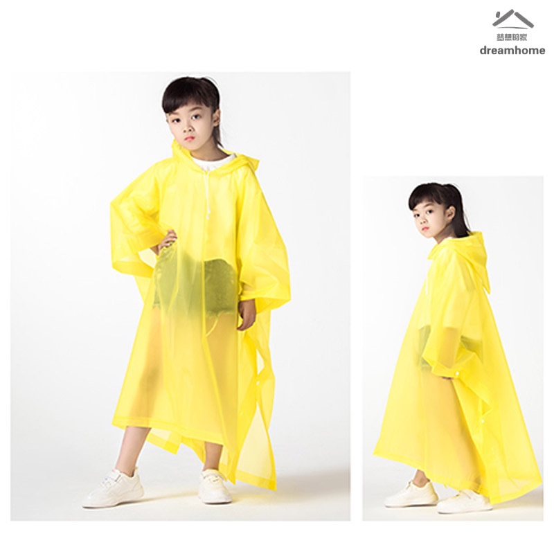 เสื้อกันฝน-eva-กันน้ํา-น้ําหนักเบา-แบบสวมหัว-เหมาะกับเดินป่ากลางแจ้ง-สําหรับเด็ก-จํานวน-1-ชิ้น