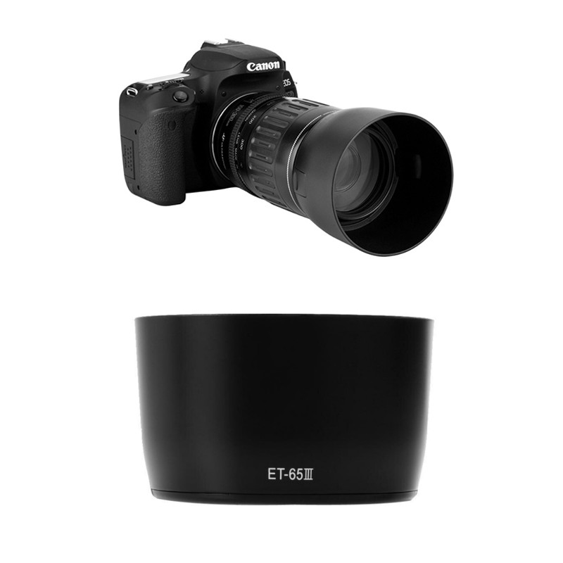 ภาพหน้าปกสินค้าCanon Lens Hood ET-65III for EF 85mm f/1.8 USM, EF 100mm f/2 USM จากร้าน sskauto บน Shopee