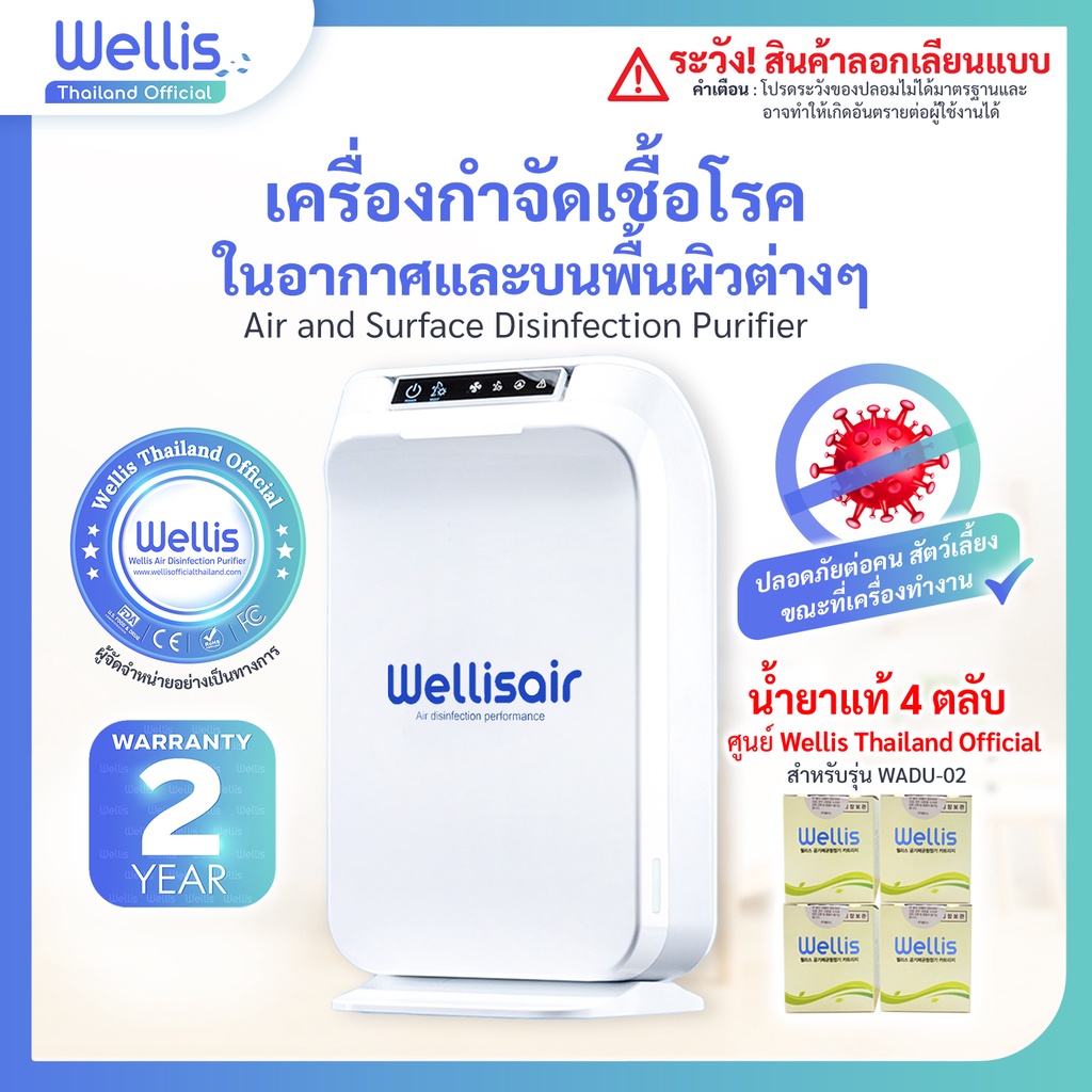 Wellis air disinfection sale purifier