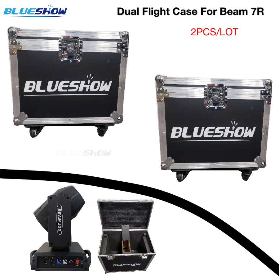 No Tax Sharpy Beam 7r flight case moving head 2in1 Empty air box for 2
