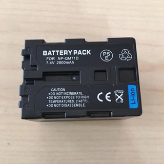 แบตเตอรีสำหรับกล้อง โซนี่ Battery For SONY Camcorder Digital CameraBattery รุ่น NP-QM71D (Black)