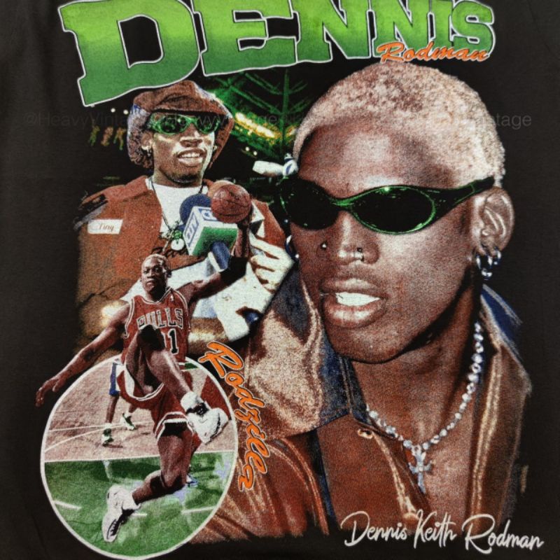 dennis-rodman-ตำนานชิคาโกบูลส์-เสื้อยืดทัวร์วงบาสเก็ตบอล