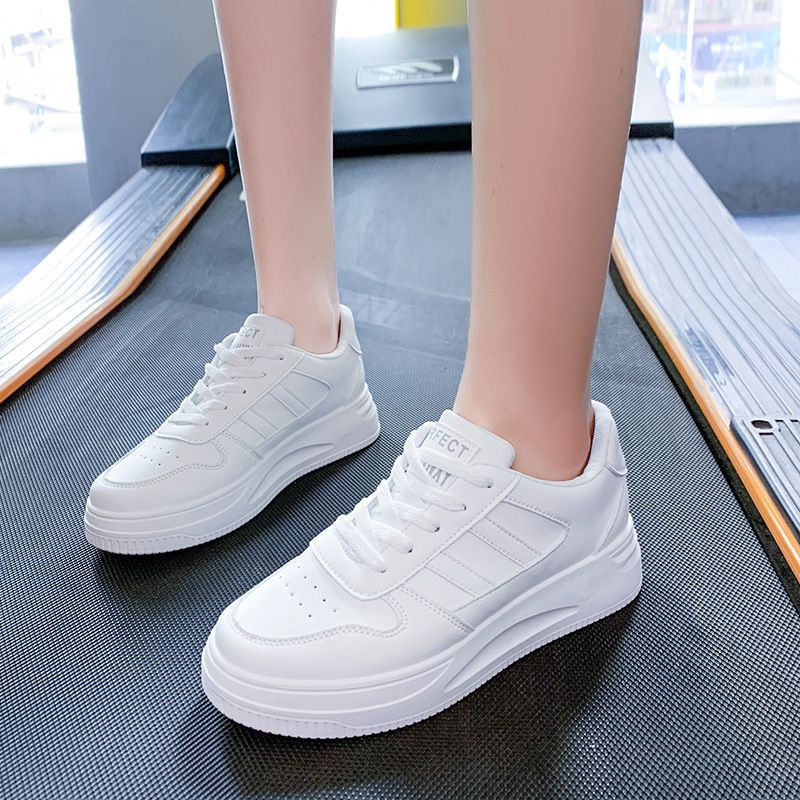 ส่งจากไทย-รองเท้าผ้าใบสีขาว-เทรนด์แฟชั่น-perfect-shoe