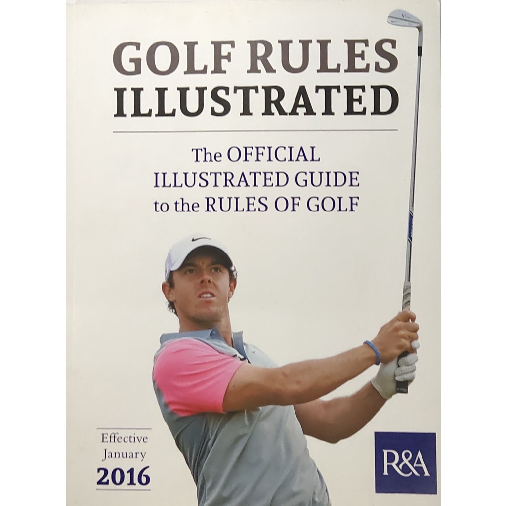 หนังสือ-กอล์ฟ-สอนตีกอล์ฟ-ภาษาอังกฤษ-golf-rules-illustrated-192page