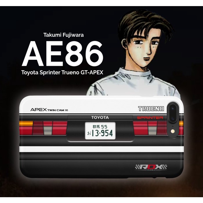 Hp Takumi Fujiwara Toyota Sprinter Trueno AE86 Initial D เคสโทรศัพท์ ...