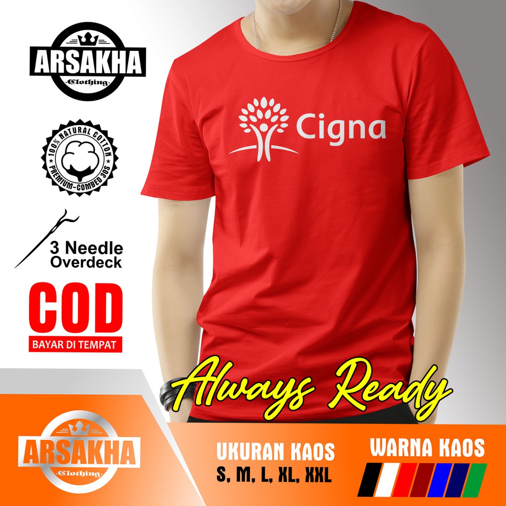 เสื้อยืด-พิมพ์ลาย-cigna-arsakha-พรีเมี่ยม-สําหรับผู้หญิง