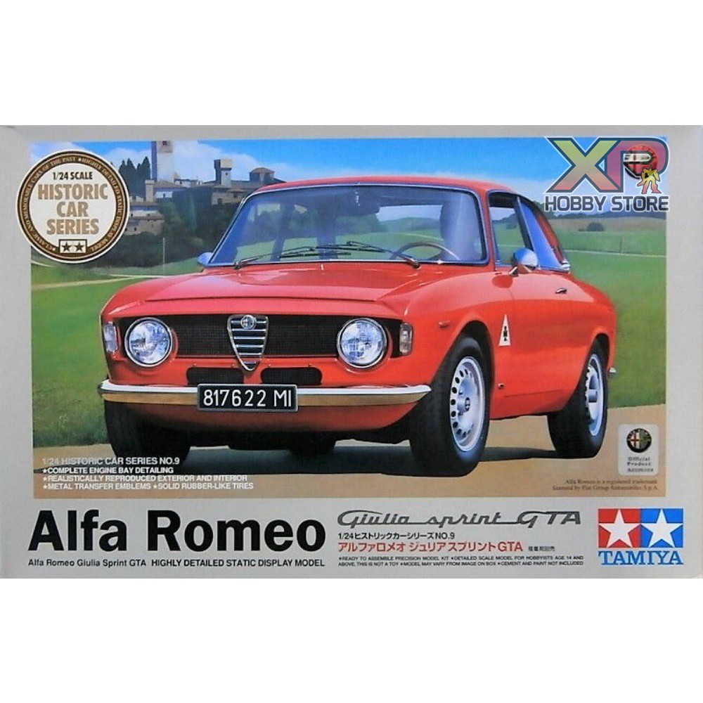 VOITURE DE SPORT série n°188 Alfa Romeo Giulia Sprint GTA 24188 Tamiya