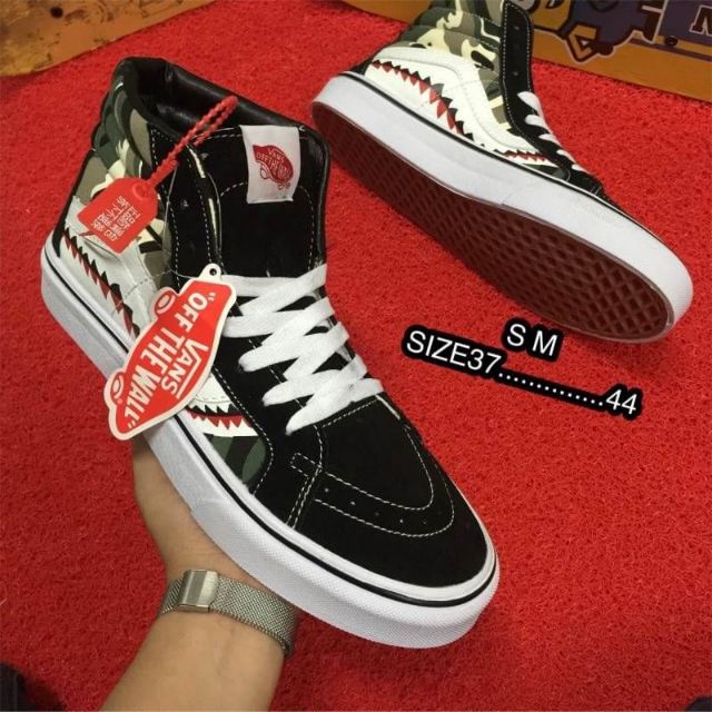 รองเท้า-vans-ผ้าใบผูกเชือกหุ้มข้อสูง