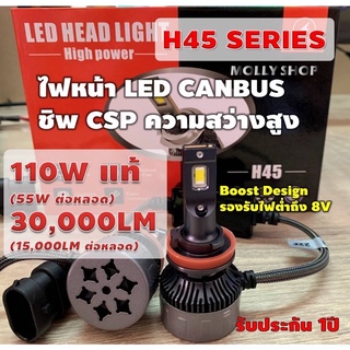 h45 canbus led headlight bulbs h11