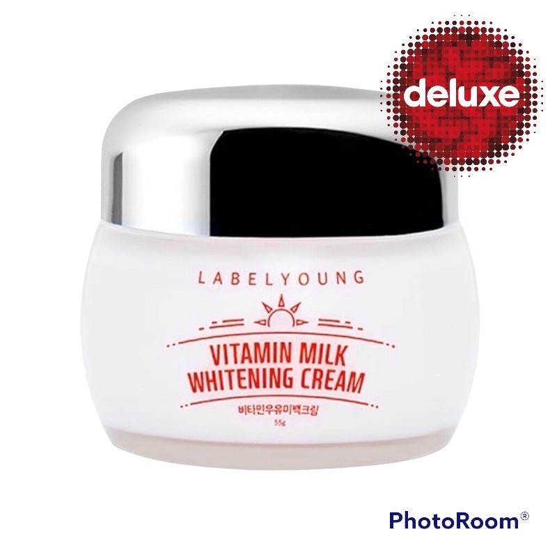 labelyoung-vitamin-milk-whitening-cream-55-g-ครีมหน้าสด-ลาเบลยัง