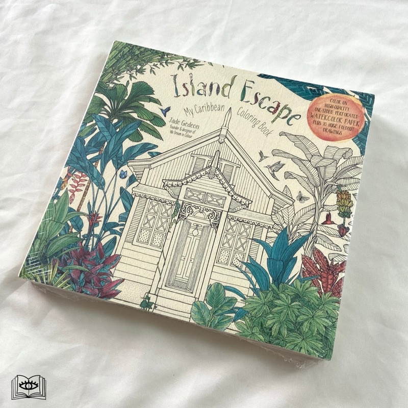 [Querida] สมุดระบายสี Island Escape Adult Coloring Book : My Caribbean ...