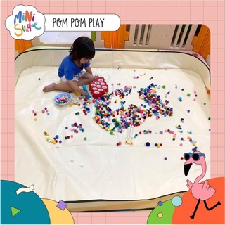 ✨ Mini Sundae Messy Playmat อ่างกิจกรรมเด็ก ผ้าปูรองเล่น ผ้าปูทำกิจกรรม (❌ห้ามสั่งรวมกับสินค้าอย่างอื่น❌)