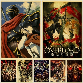 ภาพหน้าปกสินค้าJanpnese Anime Overlord โปสเตอร์กระดาษคราฟท์คุณภาพสูงสําหรับตกแต่งบ้าน ที่เกี่ยวข้อง