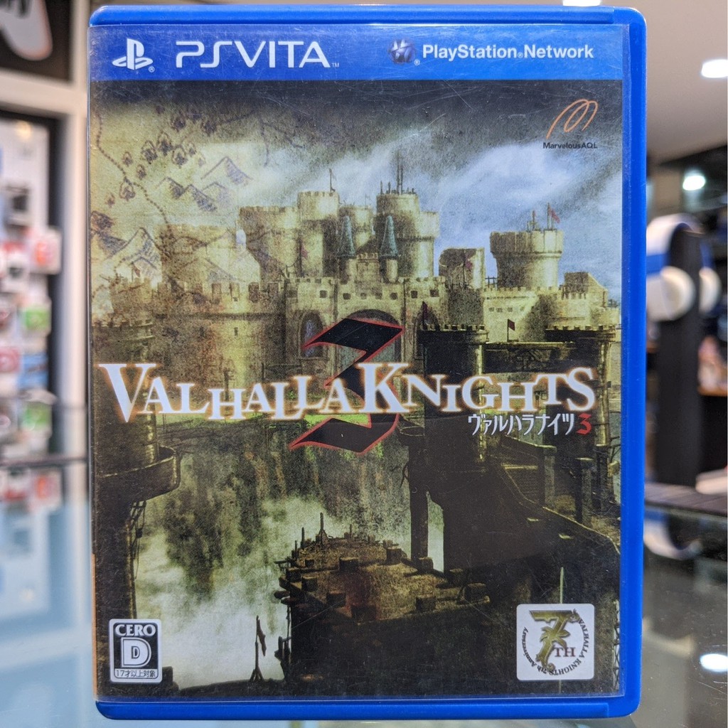 (ภาษาญี่ปุ่น) มือ2 PS Vita Valhalla Knights 3 แผ่นPSVITA เกมPSVITA มือ ...