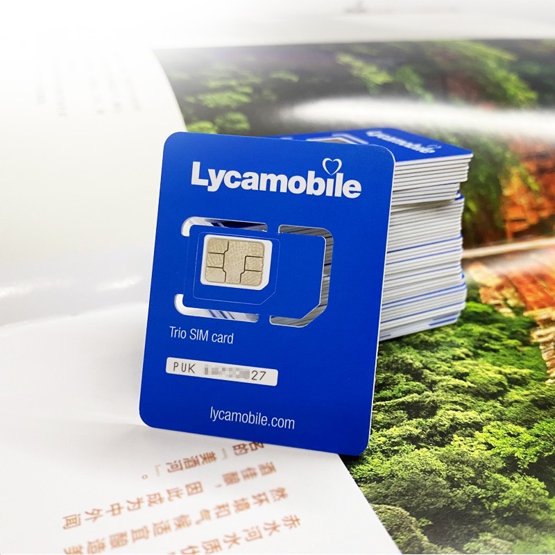 USA Sim Card Lyca Mobile Unlimited 2GB 60GB ซิมอเมริกา 30 days by