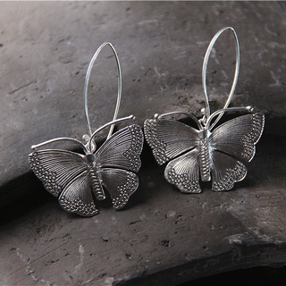 Retro butterfly ear line simple cold wind earrings temperament design sense ear jewelry women for girls for women low pr