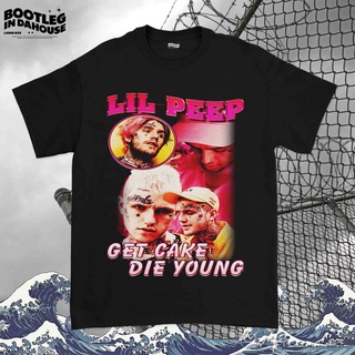 เสื้อยืด พิมพ์ลาย Lil Peep สไตล์วินเทจS-5XL