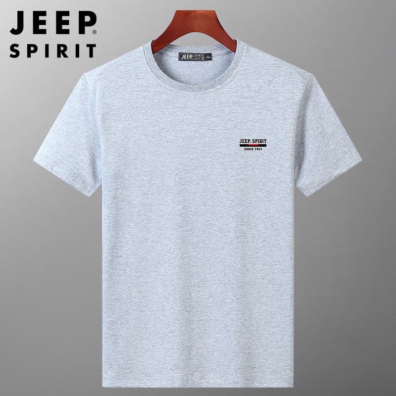 เสื้อยืดลําลอง-ผ้าฝ้าย-แขนสั้น-คอกลม-พิมพ์ลาย-jeep-spirit-แฟชั่นฤดูร้อน-สําหรับผู้ชายs-5xl