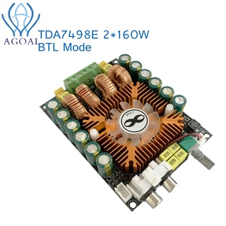 Agoal Tda7498E Dual 160W เครื่องขยายเสียงสเตอริโอรองรับโหมด Btl