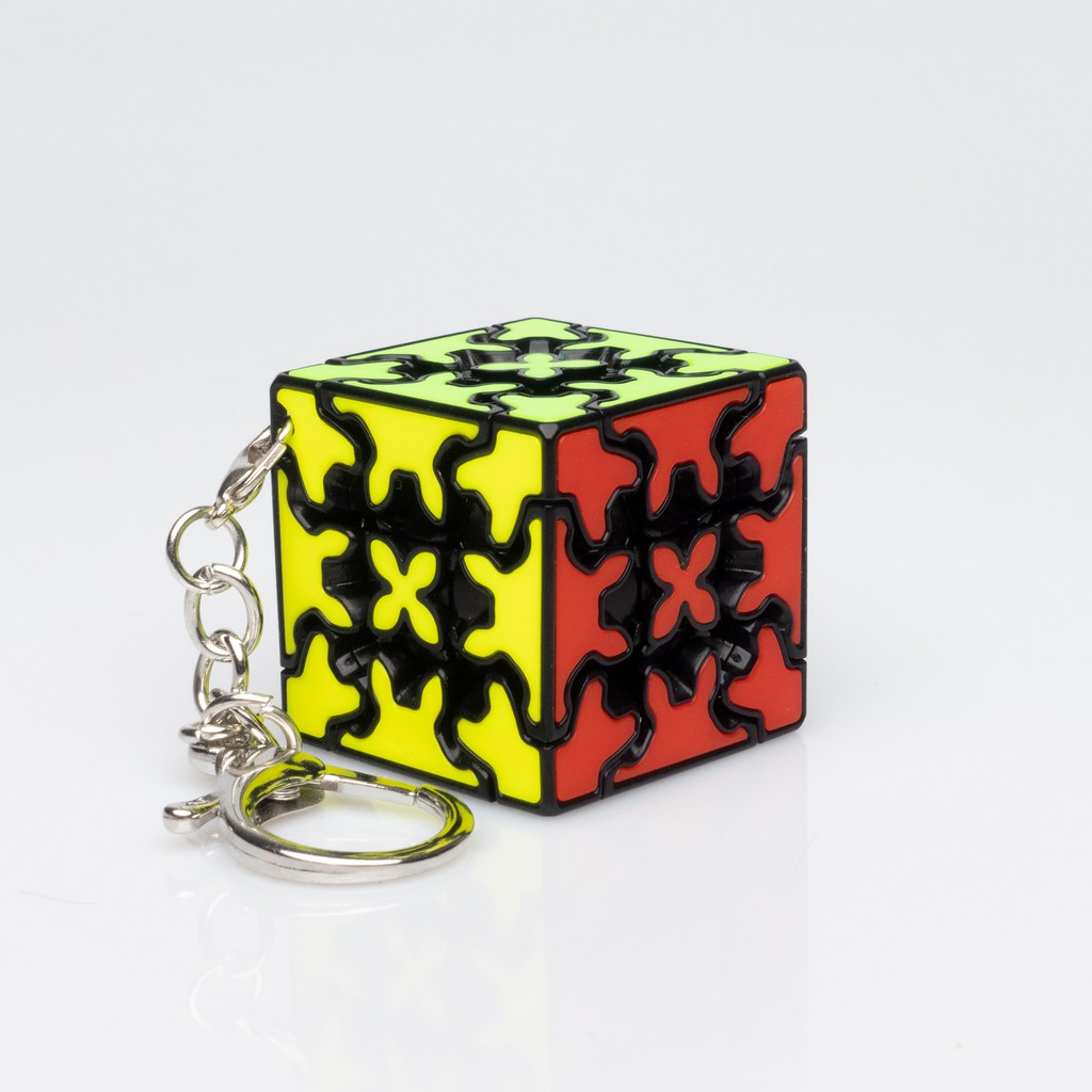 รูบิค-qiyi-gear-cube-keychain-พวงกุญแจ-cutecube