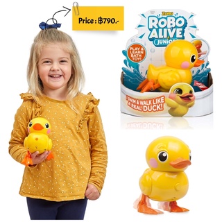 Robo Alive Junior Battery-Powered Baby Duck Bath Toy by ZURU , Yellow