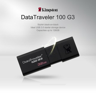 ภาพขนาดย่อของภาพหน้าปกสินค้าแฟลชไดร์ฟ แฟลชไดร์ USB Kingston 3.1 DataTraveler 100 G3 32GB 16GB 64GB USD จากร้าน jx_bangkok บน Shopee ภาพที่ 3