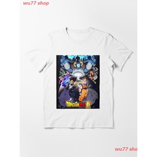 2022 Dragon Ball Super Essential T-Shirt เสื้อยืดพิมพ์ลายการ์ตูนมังงะ ดผ้าเด้ง คอกลม cotton แฟชั่น discount Unisex