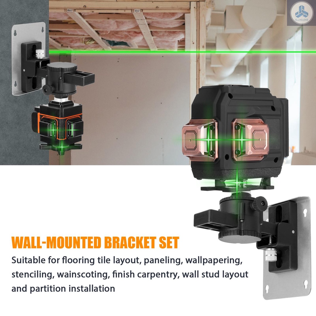 ภาพสินค้าอุปกรณ์ขาตั้งเลเซอร์ติดผนังหมุนได้ 360 องศา 15 Tilt Angle Angle Laser Laser Level จากร้าน allnew365.th บน Shopee ภาพที่ 6