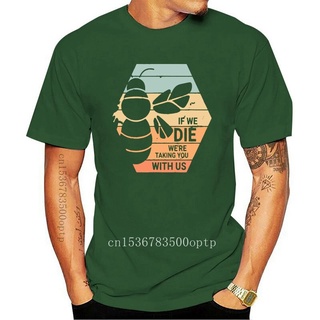 เสื้อยืดผ้าฝ้ายพิมพ์ลาย ใหม่ เสื้อยืดลําลอง แขนสั้น พิมพ์ลายผึ้งผึ้ง คุณภาพสูง สําหรับผู้ชาย คู่รักการเลี้ยงผึ้ง
