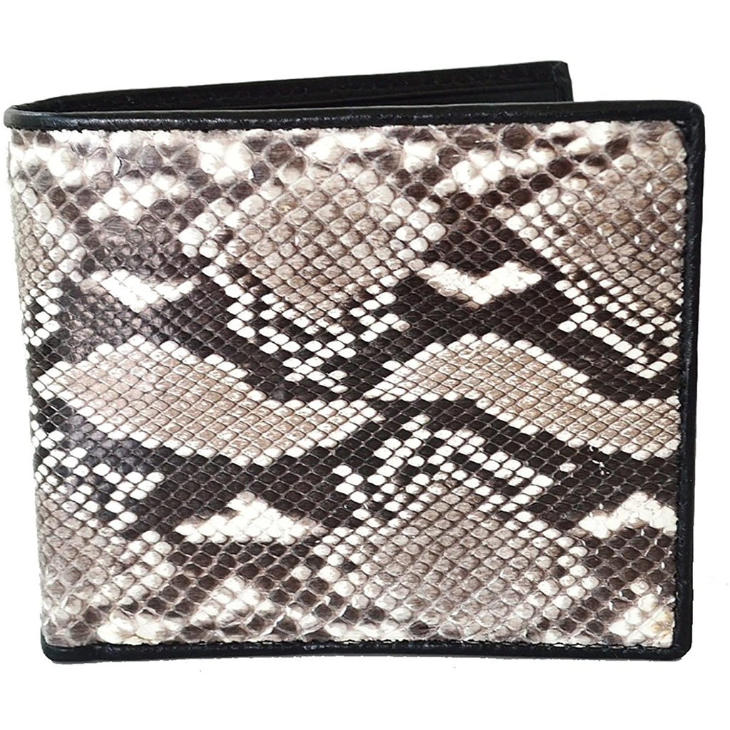 กระเป๋าสตางค์หนังงูเหลือม-ชาย-หญิง-python-bifold-wallet-unisex