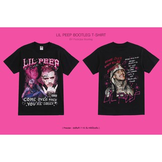 ผ้าฝ้าย 100%เสื้อยืด LIL PEEP BOOTLEG T-SHIRTS-3XL