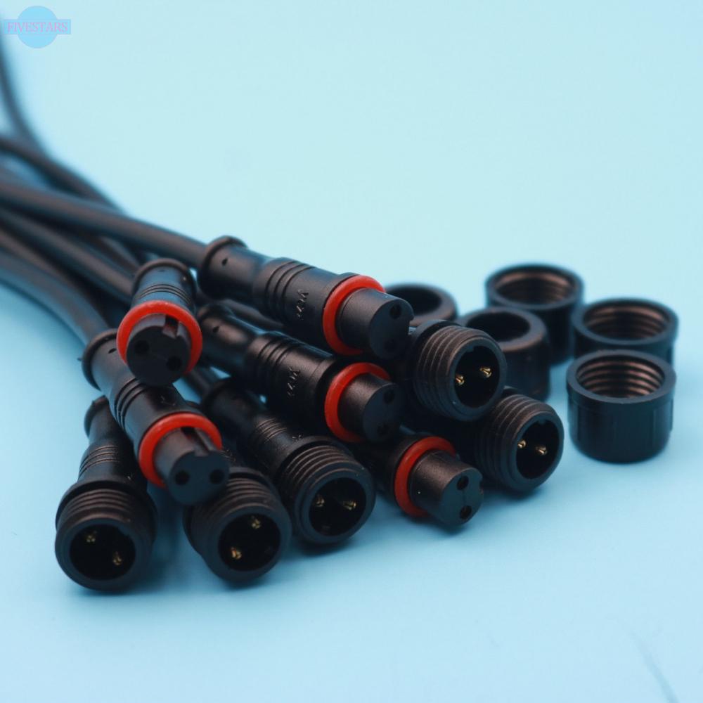 ready-stock-waterproof-connector-5pairs-black-male-amp-female-15mm-0-3mm-2pin-ip65-valuenew