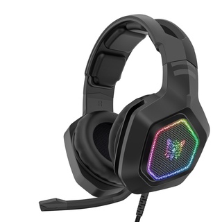 หูฟังเกมมิ่ง ONIKUMA K10 Professional Gaming Headset มาพร้อมกับ ไมค์ตัดเสียงรบกวน +แสงไฟ RGBใช้ได้กับมือถือทุกรุ่น