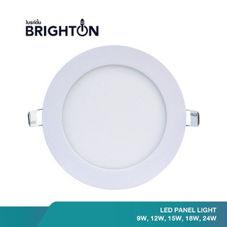 BRIGHTON โคมไฟดาวน์ไลท์ฝังฝ้า 9W 12W 15W 18W คุณภาพสูง LED PANEL LIGHT