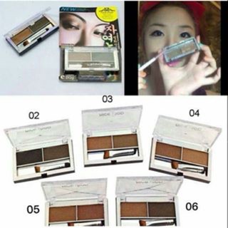 เขียนคิ้ว แบบฝุ่น 2 สี  Niceshop Eyebrow  N404